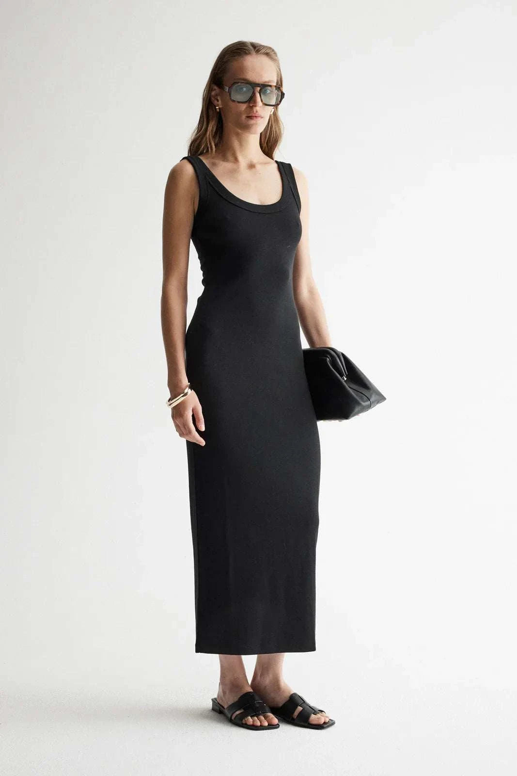 Elka Collective Sienna Tank Dress Black