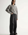 Elka Collective Abigail Knit Cardigan Grey Marle