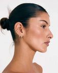 De Sur Pavé Stack Earrings Gold
