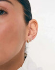 De Sur Pear Duo Earrings Gold