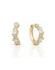 De Sur Curve Earrings Gold