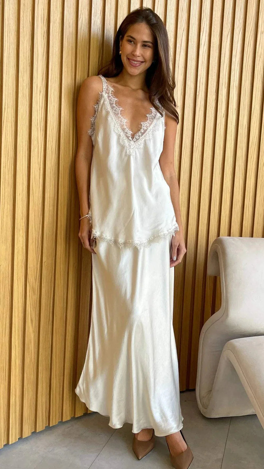 Charli Solange Camisole Moonbeam One Size