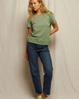 Perfectwhitetee Harley Short Sleeve Crew Neck Aloe