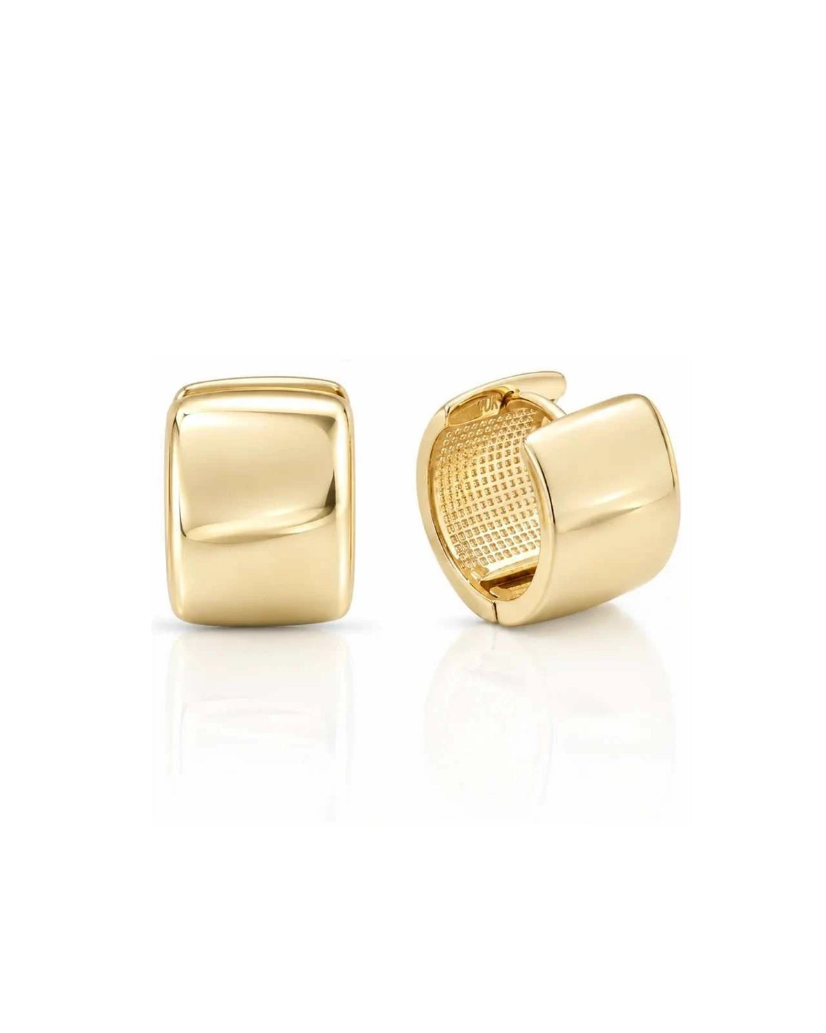 De Sur Sculpt Earrings Gold