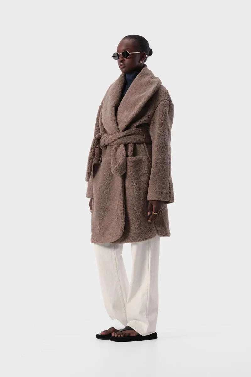 Elka Erla Coat Taupe