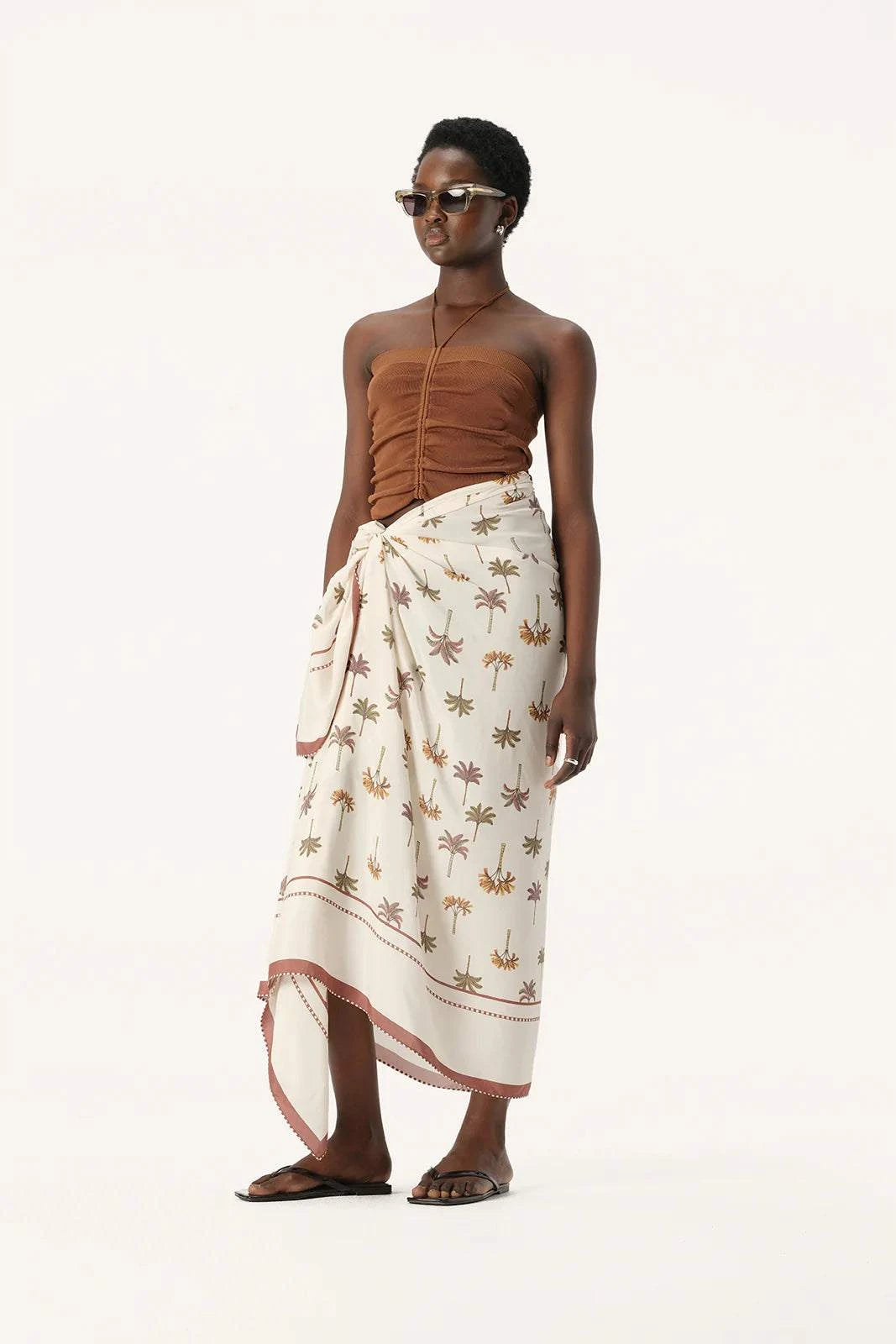 Elka Collective Athena Sarong Palma Print