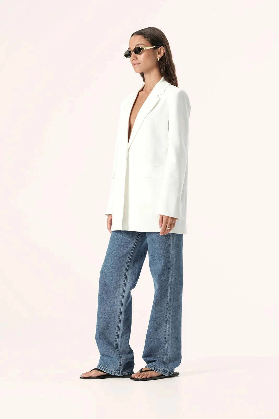 Elka Collective Juku Blazer White