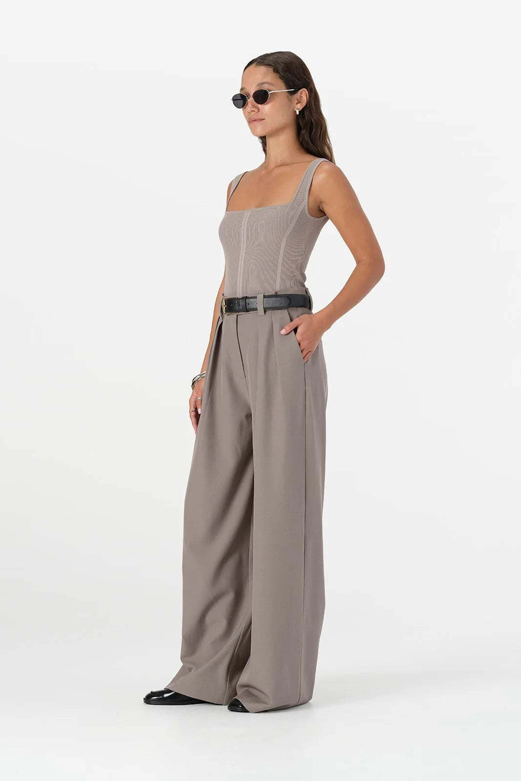 Elka Collective Kelsey Knit Top Stone