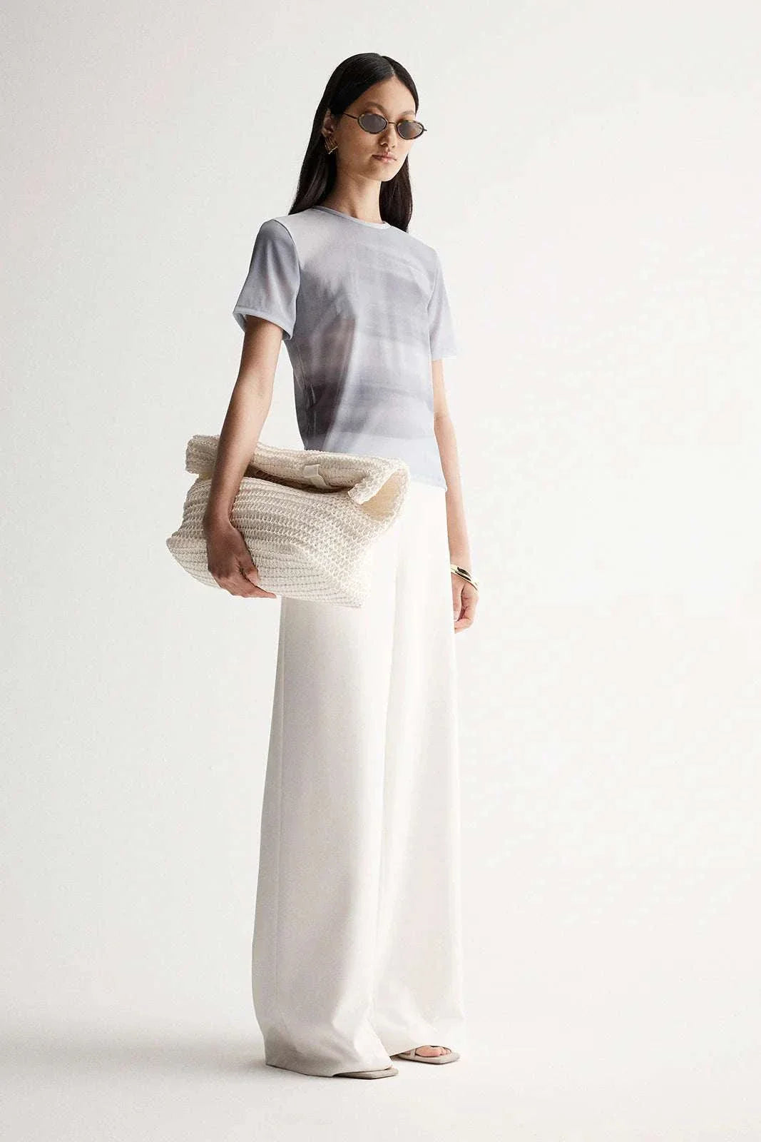 Elka Collective Odessa Mesh Tee Seamist Print