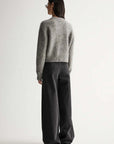 Elka Collective Abigail Knit Cardigan Grey Marle