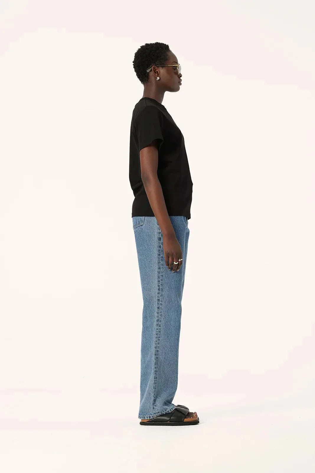 Elka Collective Zoe Tee Black