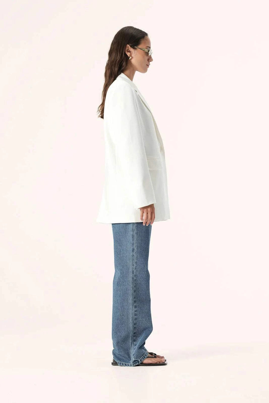 Elka Collective Juku Blazer White