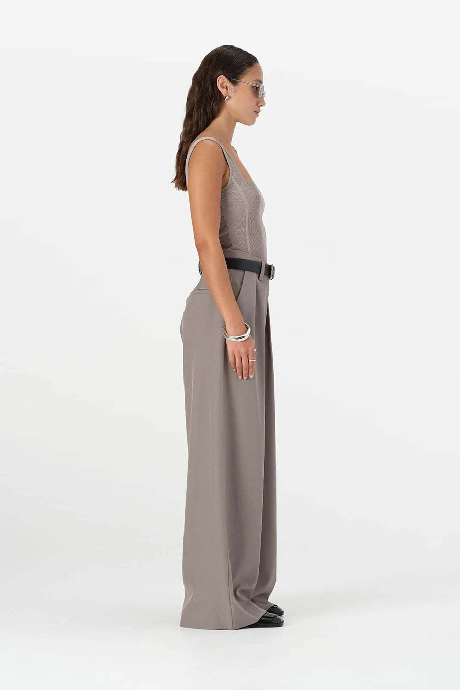 Elka Collective Kelsey Knit Top Stone