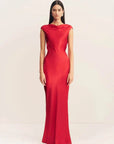 Shona Joy Tatum Cowl Back Maxi Dress Grenadine