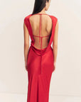 Shona Joy Tatum Cowl Back Maxi Dress Grenadine