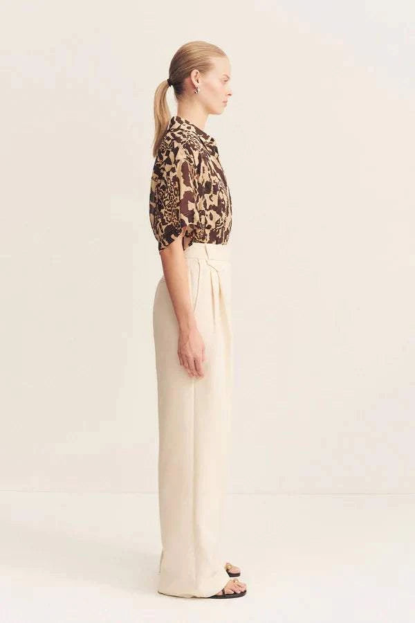 Shona Joy Goldie Short Sleeve Shirt Animal Effect