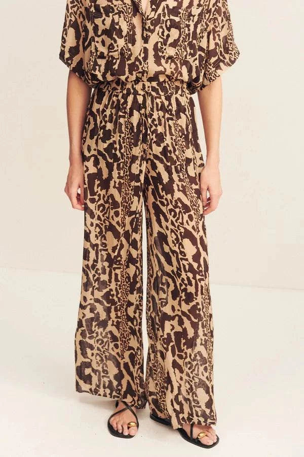 Shona Joy Goldie Relaxed Pant Animal Effect