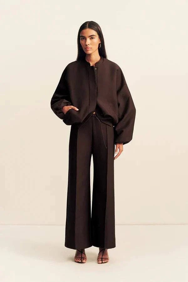 Shona Joy Otis Bomber Jacket Ristretto
