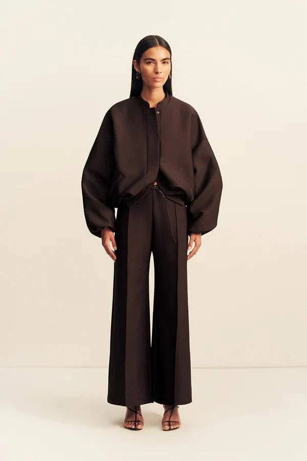 Shona Joy Otis Bomber Jacket Ristretto
