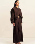 Shona Joy Otis Bomber Jacket Ristretto