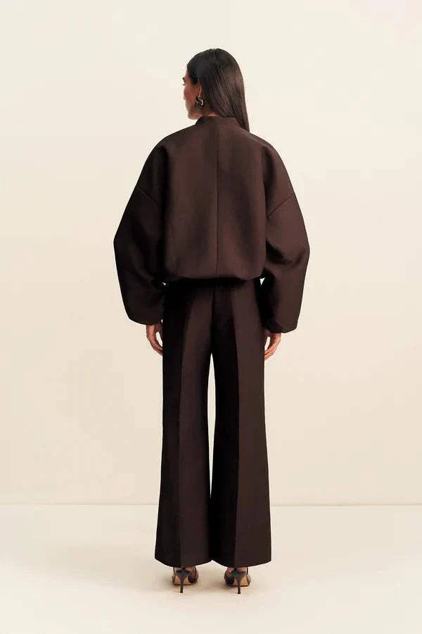 Shona Joy Otis Bomber Jacket Ristretto