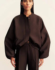Shona Joy Otis Bomber Jacket Ristretto