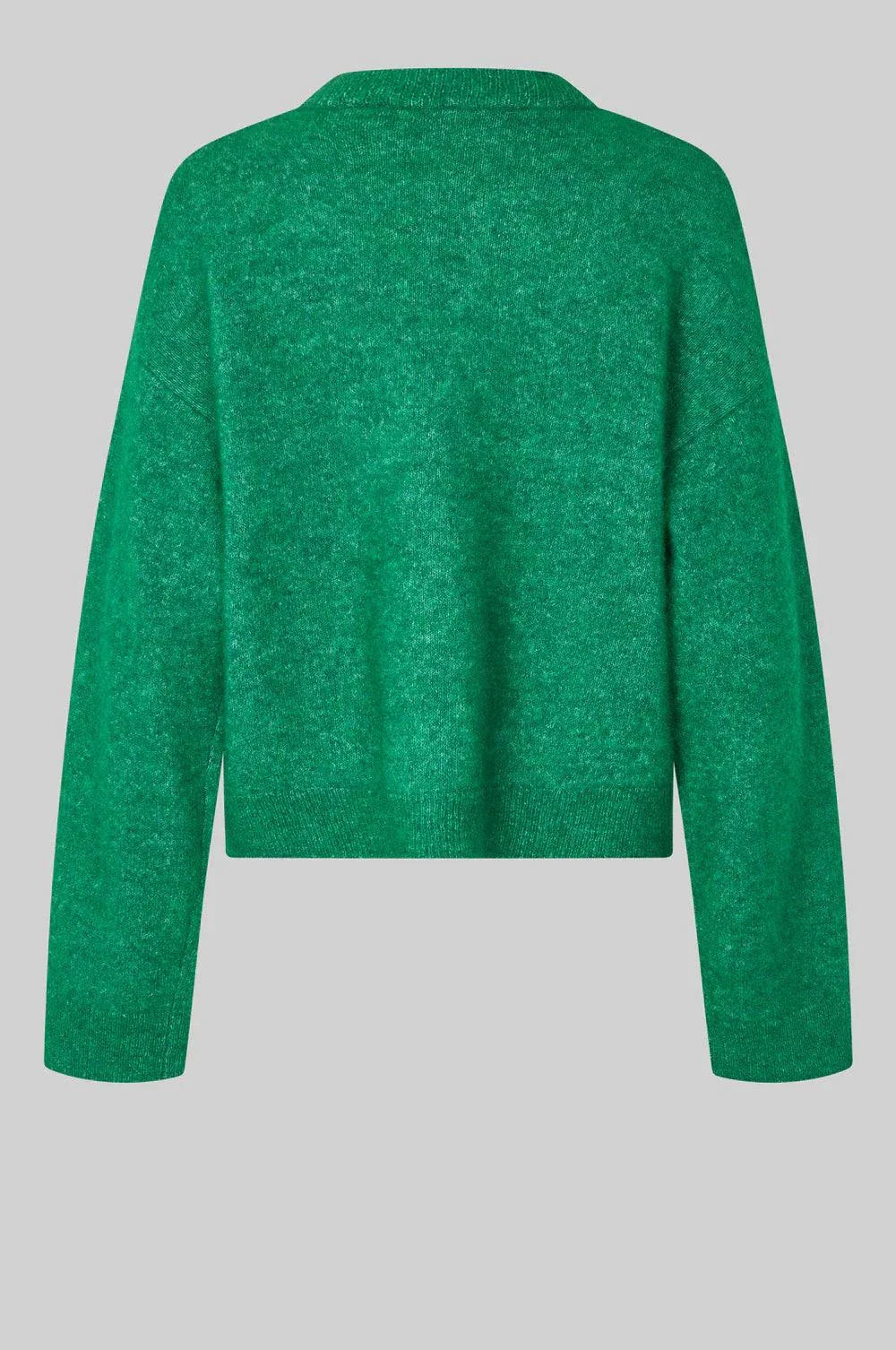 Second Female Brook Knit Drop Shoulder O Neck Lush Meadow