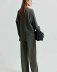 Second Female Brook Knit Drop Shoulder O Neck Beluga