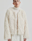 Second Female Amani Shaggy Jacket Coconut Milk