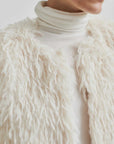 Second Female Amani Shaggy Jacket Coconut Milk
