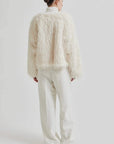 Second Female Amani Shaggy Jacket Coconut Milk