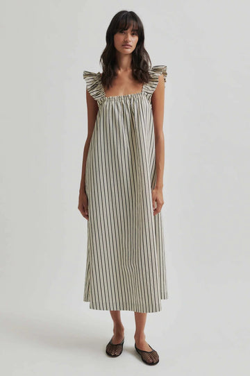 Second Female Serifa Strap Dress Black