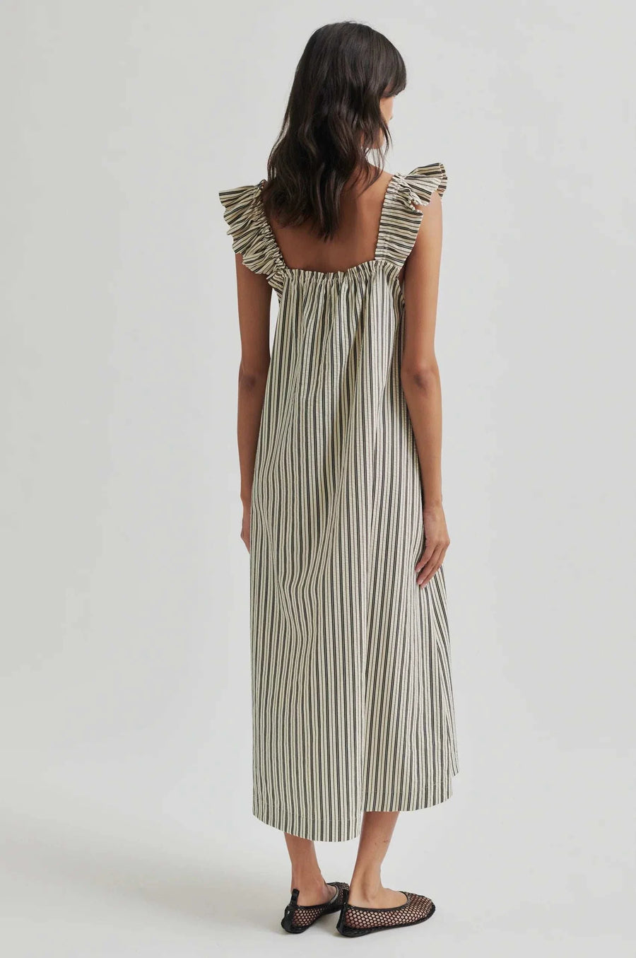 Second Female Serifa Strap Dress Black