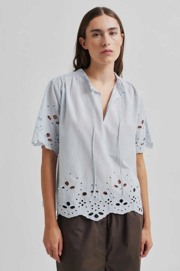 Second Female Limona Blouse Gray Dawn