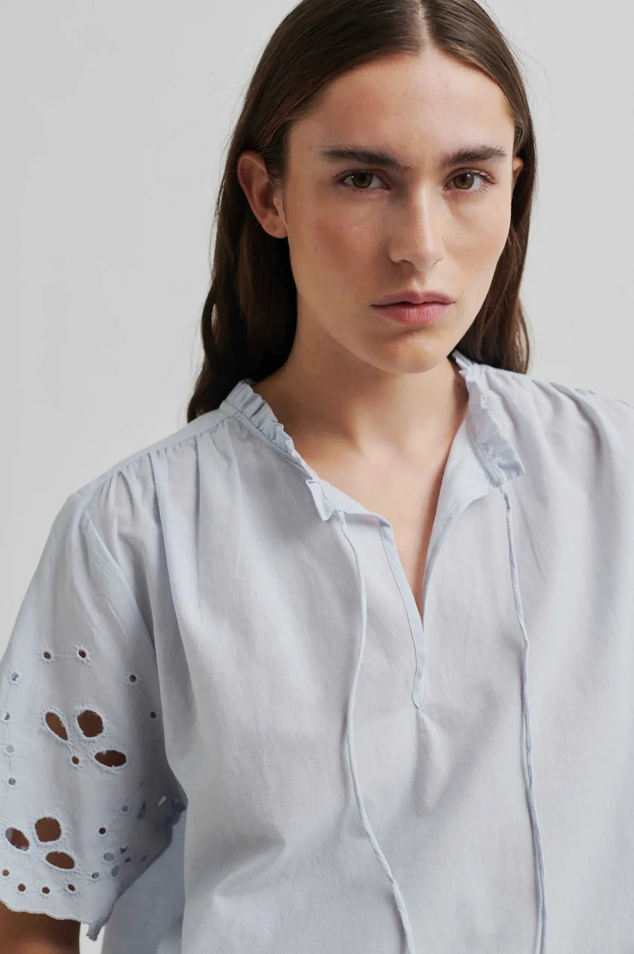 Second Female Limona Blouse Gray Dawn