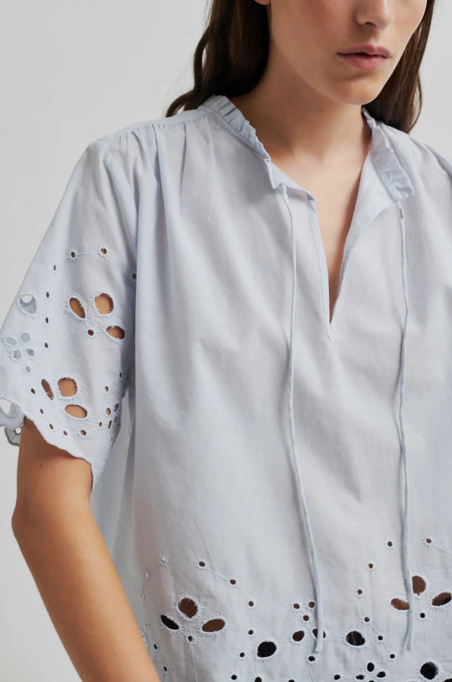 Second Female Limona Blouse Gray Dawn