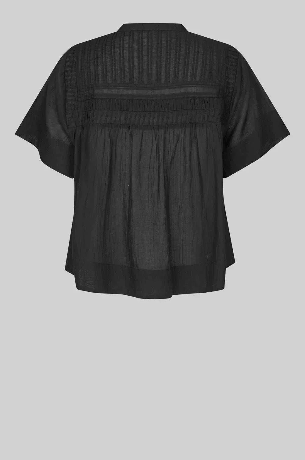 Second Female Maise Short Sleeve Blouse Black