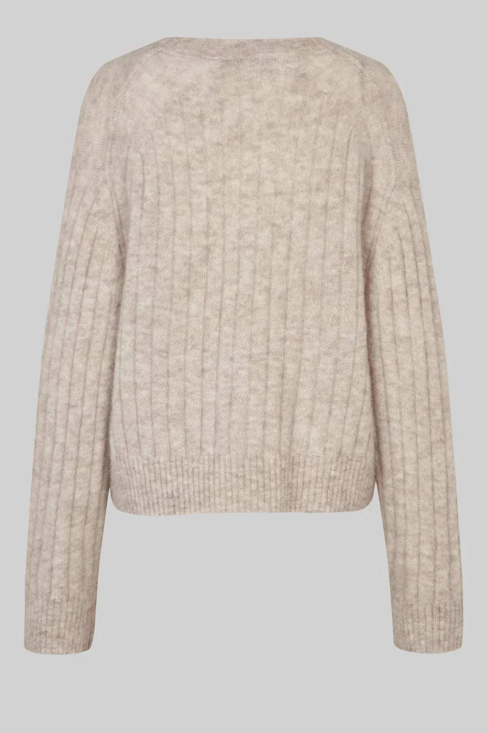 Second Female Brooky Knit V Neck Trench Coat