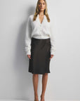 World Of Nomads Frankie Cashmere Crew Neck Cardigan Snow