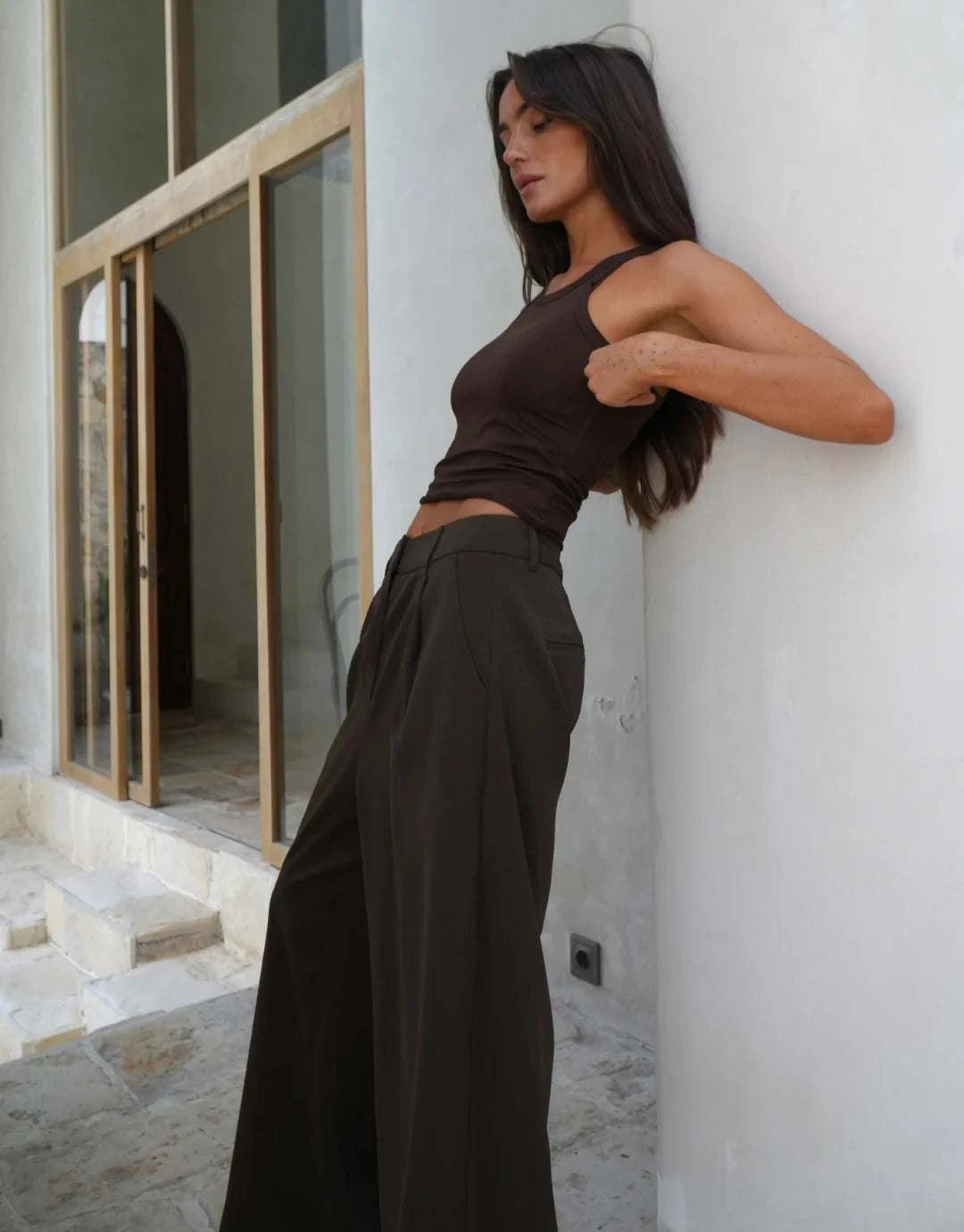 Luna Lane Penny Trouser Chocolate