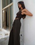 Luna Lane Penny Trouser Chocolate