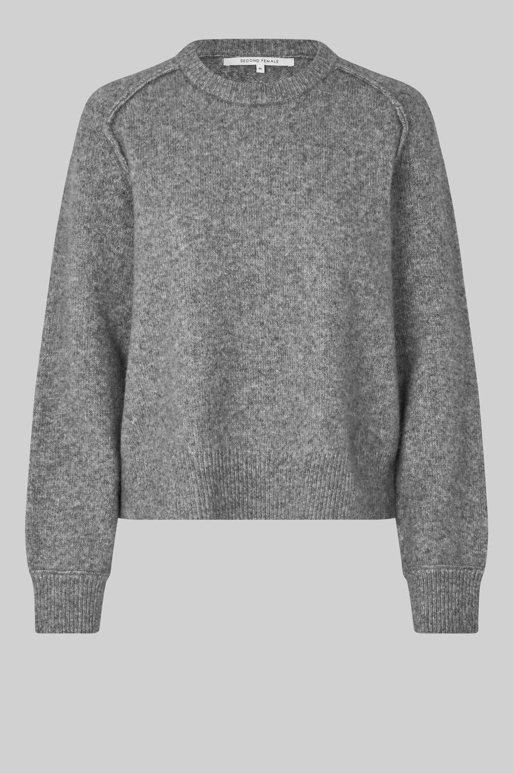 Second Female Banja Knit Raglan Carbon Grey
