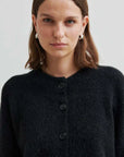 Second Female Gabby Knit Cardigan Black Sand