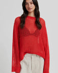 Second Female Georgina Knit O Neck Poinciana
