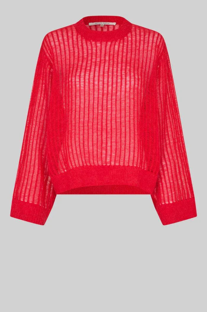 Second Female Georgina Knit O Neck Poinciana