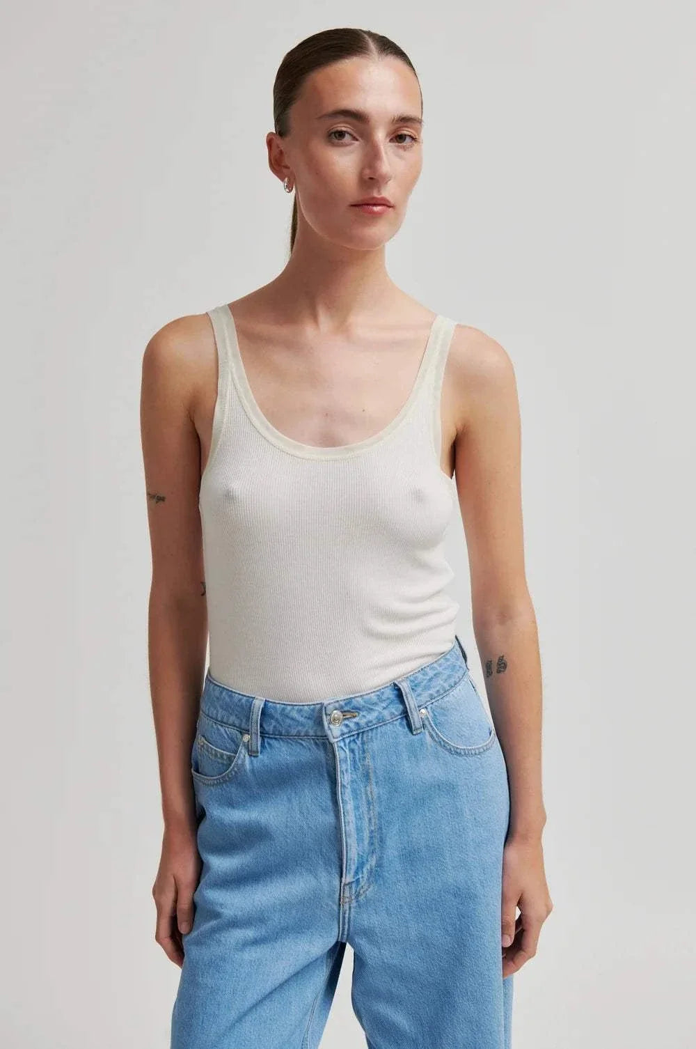 Second Female Emilia Tank Top Eggnog