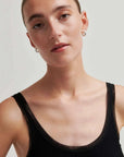 Second Female Emilia Scoop Neck Tank Black