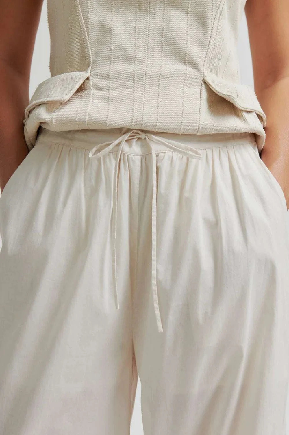 Second Female Avida Trousers Eggnog