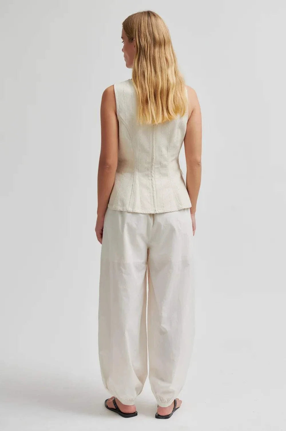 Second Female Avida Trousers Eggnog