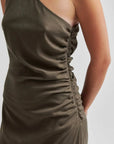 Second Female Refined One Shoulder Dress Canteen